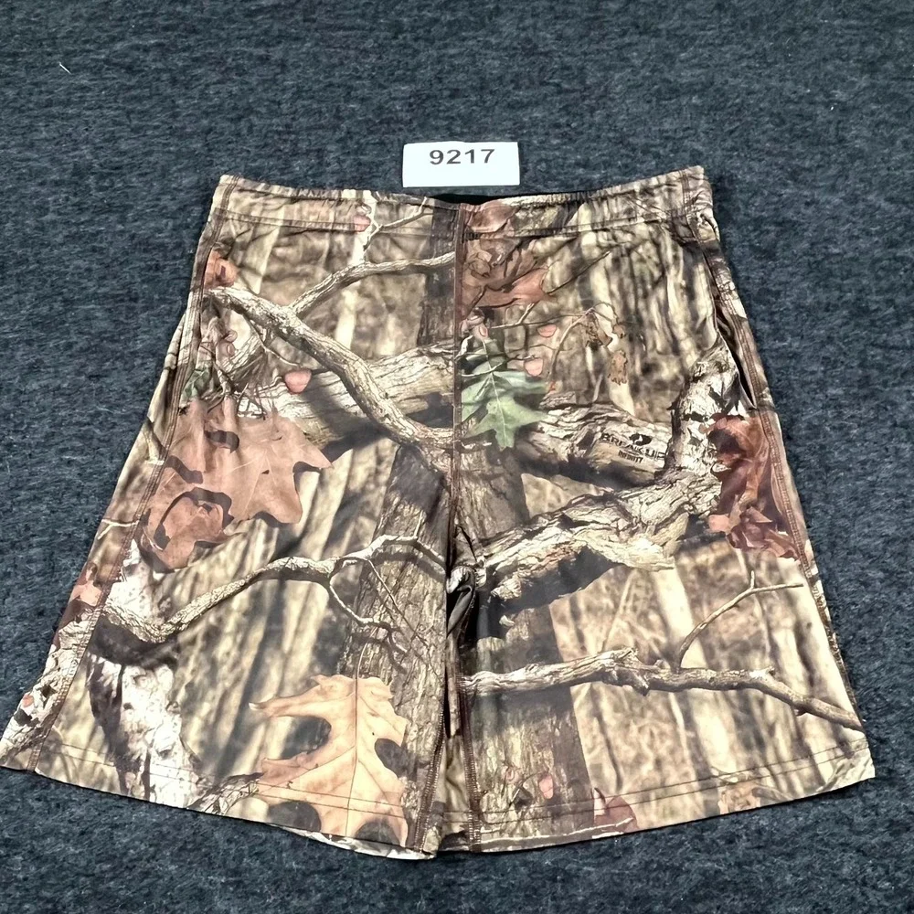Russell‎ Athletic Shorts Mens Small Multicolor Realtree Camouflage Elastic Waist